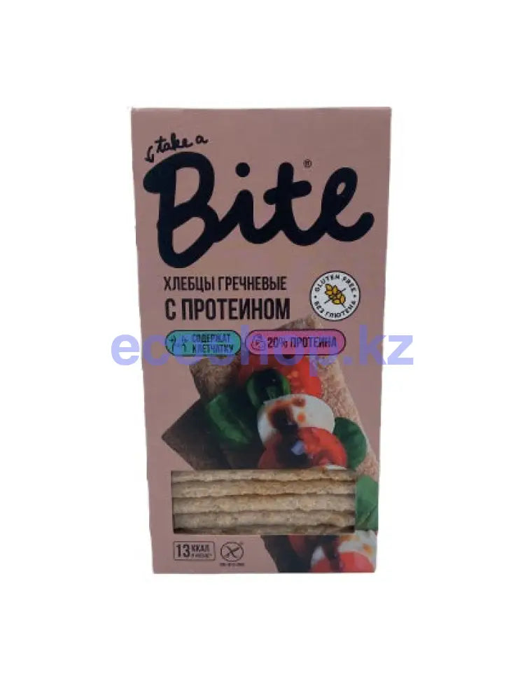 Bite Хлебцы хрустящие с протеином гречневые 100гр Хлебцы