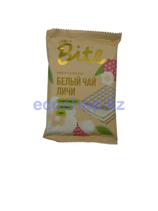 Bite Вафли без сахара Личи белый чай 30 гр Вафли