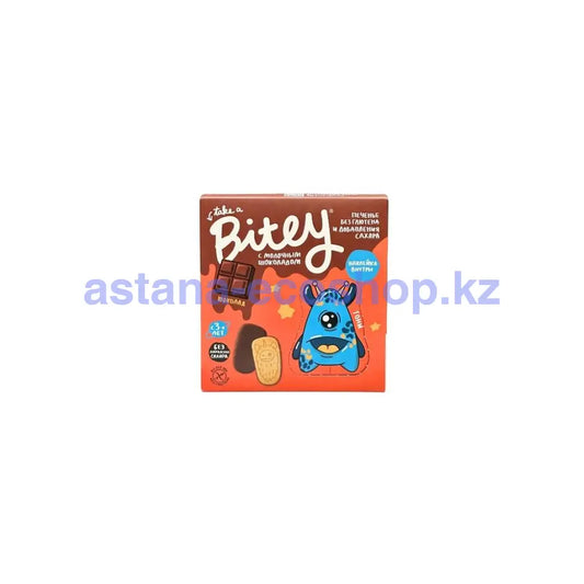 Bitey Печенье с шоколадом со вкусом Шоколад 125гр Печенье