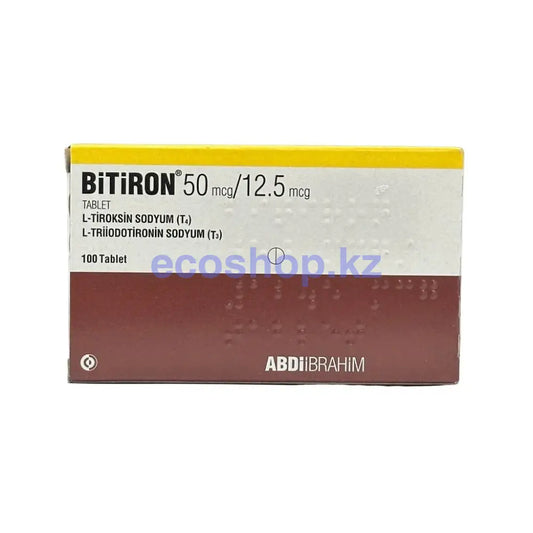 Битирон пищевая добавка \ BiTiRon 50 mcg/12.5mcg 100таб БАД