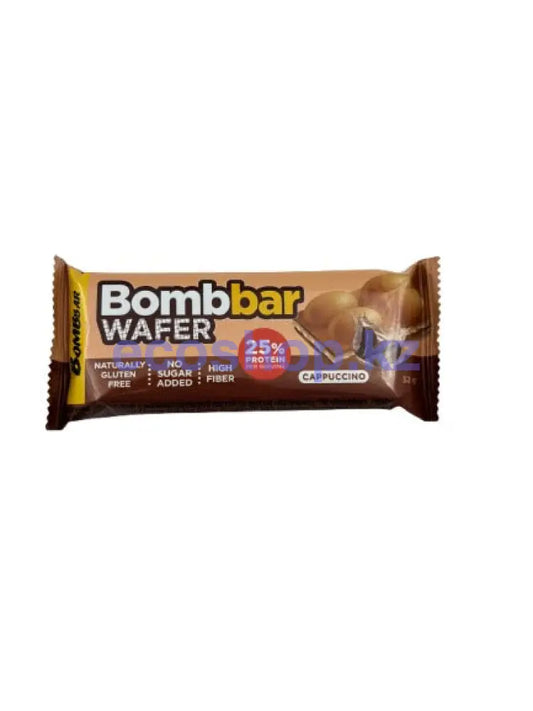 BOMBBAR Батончик вафельный с молочно-ореховой пастой со вкусом Капучино 32 гр Батончик