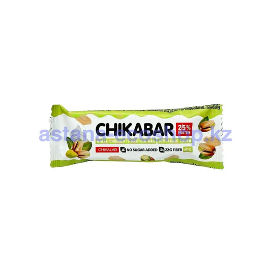 Chikalab батончик глазированный с начинкой фисташковый крем 60г Батончик
