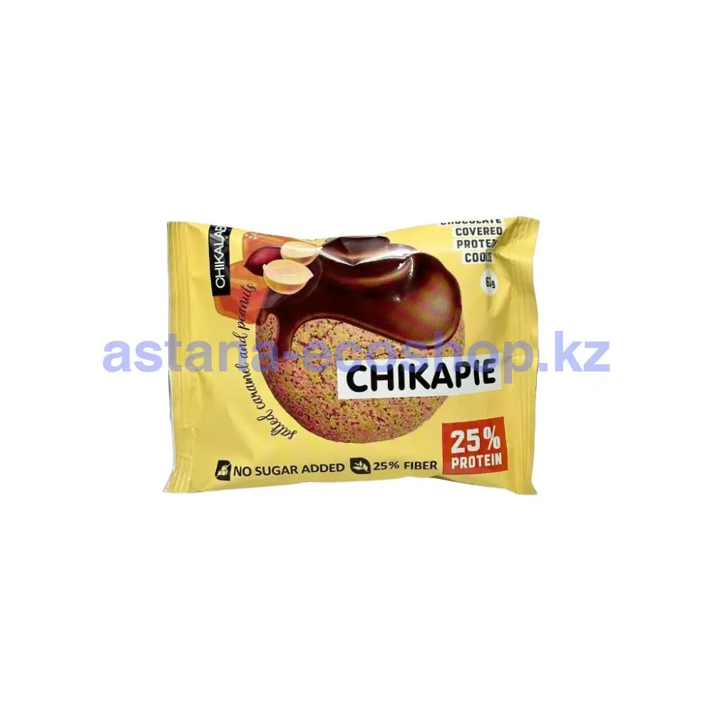 Chikalab Печенье глазированное с начинкой 60гр Арахисовое Печенье