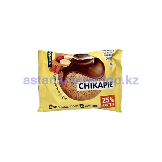 Chikalab Печенье глазированное с начинкой 60гр Арахисовое Печенье