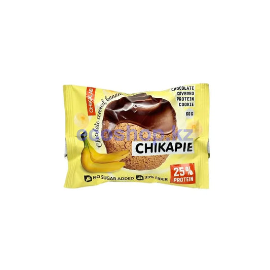 Chikalab Печенье глазированное с начинкой Банан в шоколаде 60гр Печенье