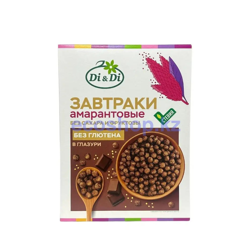 Ди Ди Завтраки амарантовые Di&Di в глазури 250гр Сухой завтрак