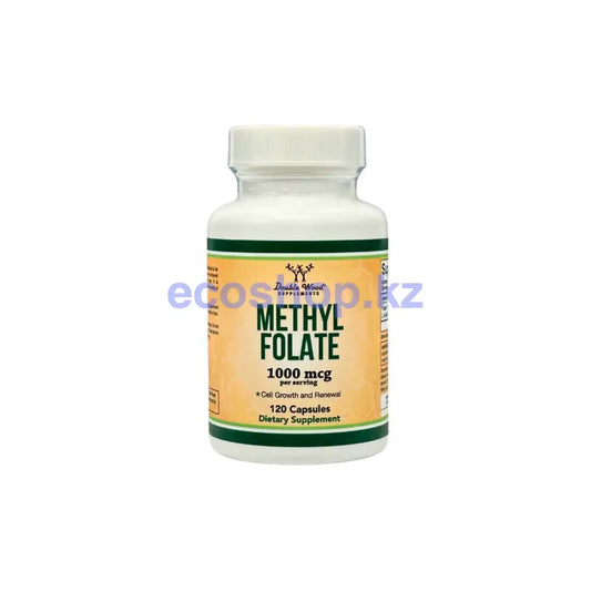 Double Wood Methyl folate 1000mg 120cap / Метил Фолат 1000мг 120кап БАД