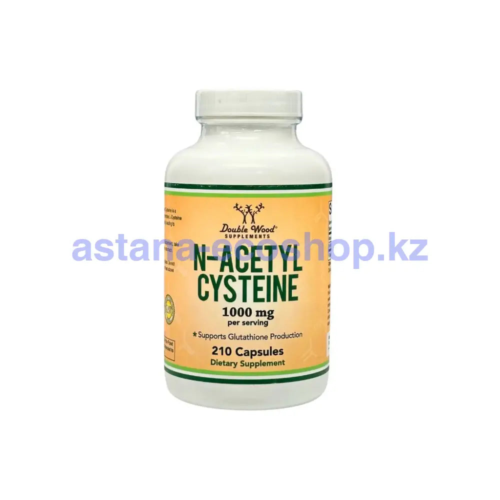 Double Wood N-Acetyl Cysteine 1000Mg 210Cap / Ацетилцистеин 1000Мг 210Кап Бад