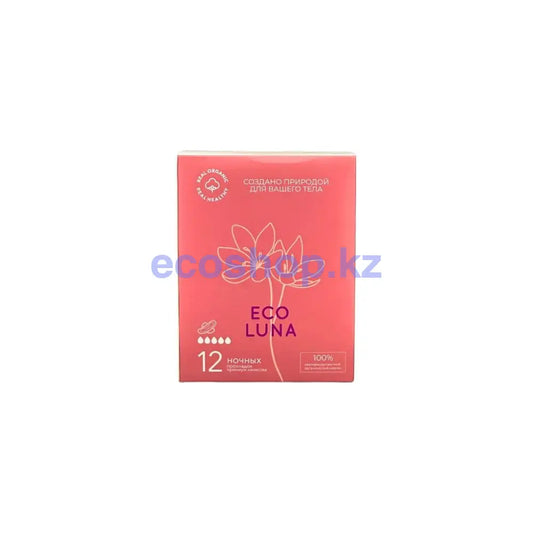 Eco luna Ночные гигиенические прокладки 12шт Гигиенические прокладки
