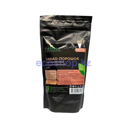 Fit Parad Какао-порошок обезжиренный (алкализованный) 500гр Какао-порошок