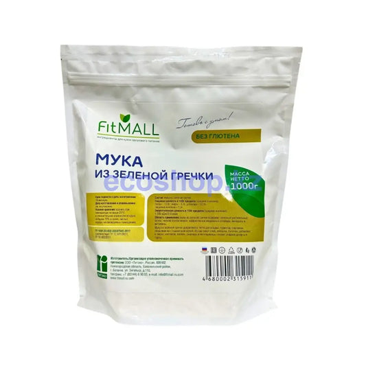Fit Parad Мука из зеленой гречки 1кг дойпак Мука