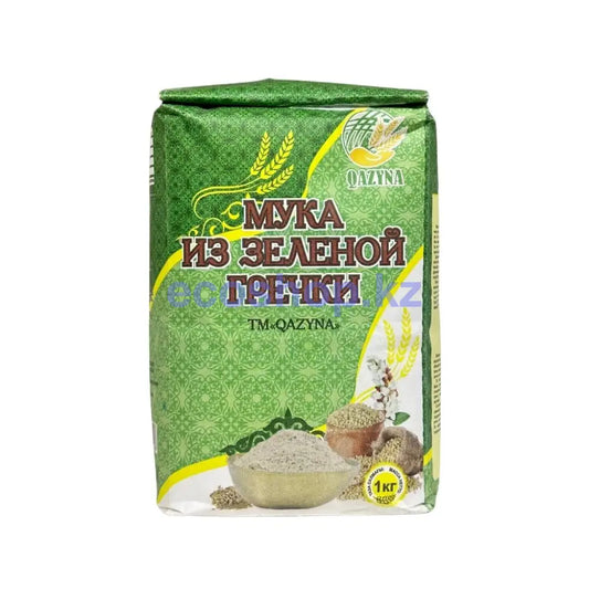 Казына Мука из зеленой гречки 1кг Мука