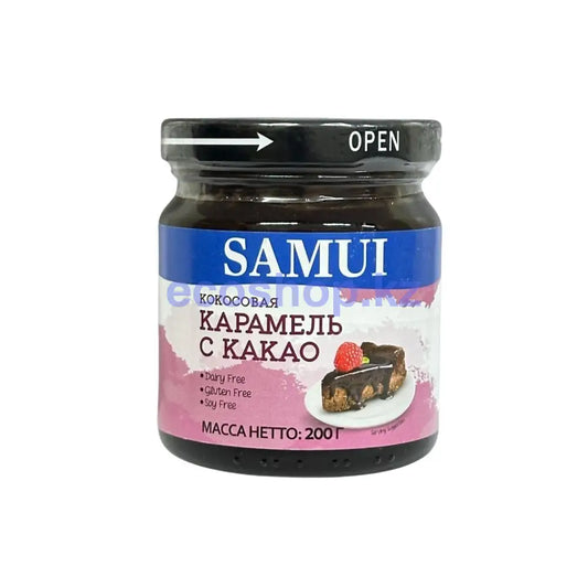 Кокосовая карамель SAMUI с какао 200г Сгущенка