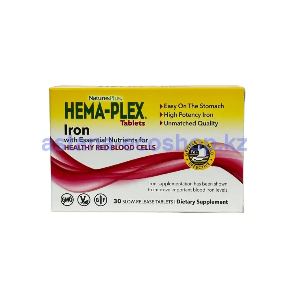 Комплекс Витаминов Hema-Plex Iron 30 Таб Витамины