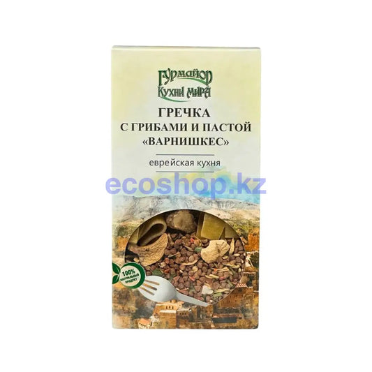 Кухни Мира Гречка с грибами и пастой варнишкес 210гр Крупа