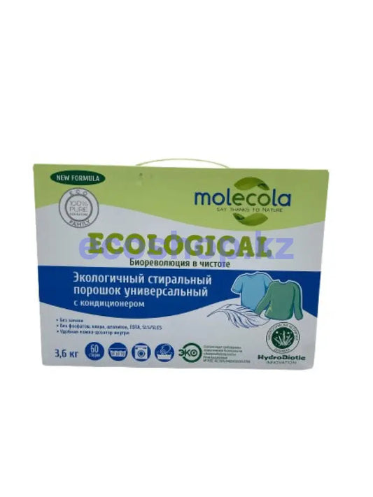 Molecola Экологичный стиральный порошок универсальный с кондиционером 3600гр Порошок