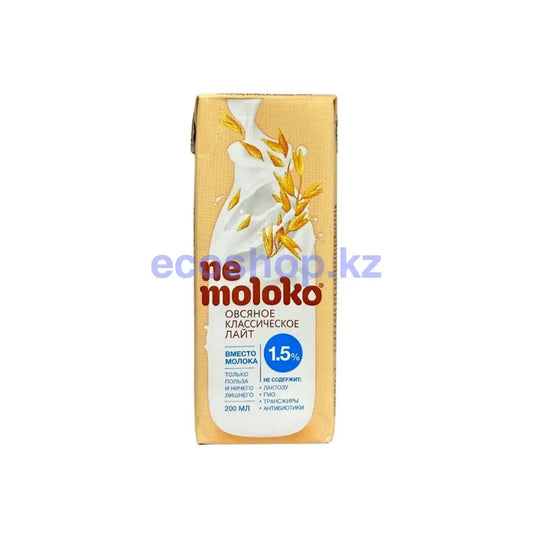 Nemoloko Напиток Овсяный классический лайт 200мл Растительный напиток