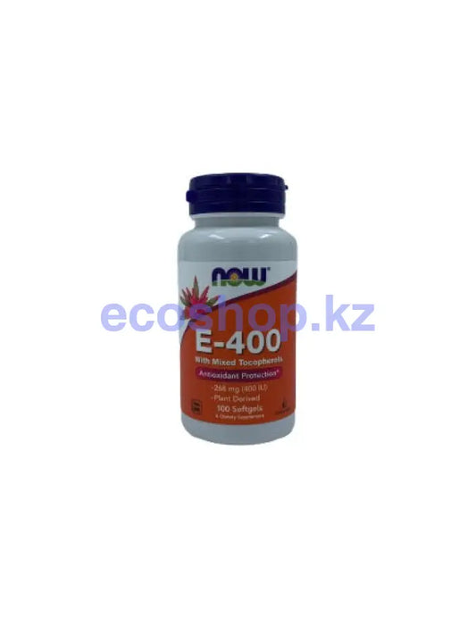 Now E-400 100 cap Витамины