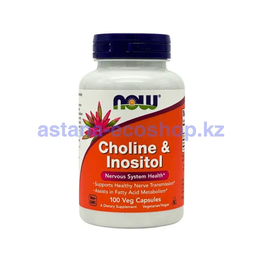 Now Холин и Инозитол Choline&inositol 100veg.caps Витамины