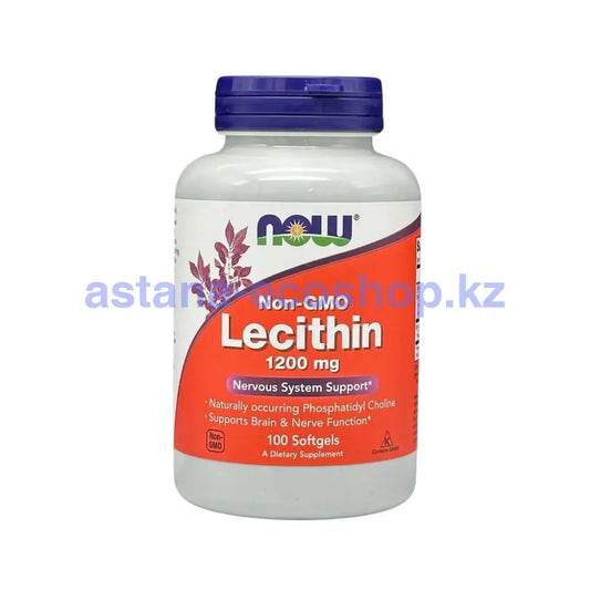 Now Лецитин \ Lecithin 1200mg 100softgels Витамины
