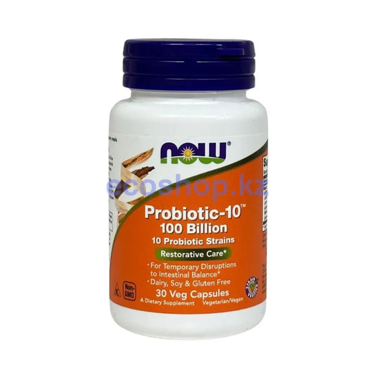 Now Probiotic-10 100млрд 30раст кап \ Probiotic-10 100Bilion. 30veg.caps Витамины
