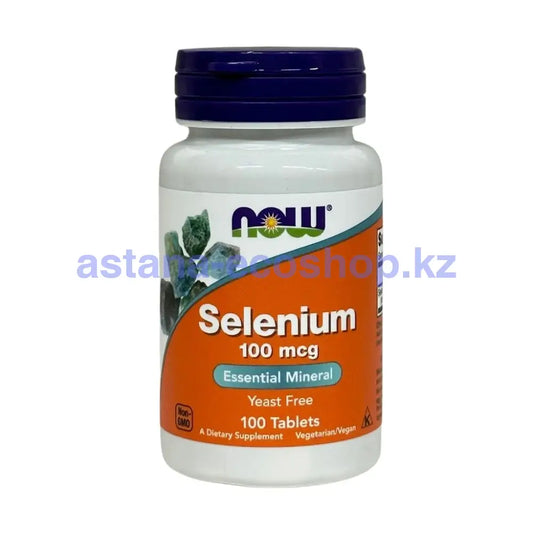 Now Селен 100Мкг 100Таб \ Selenium 100Mcg. 100Tab Витамины