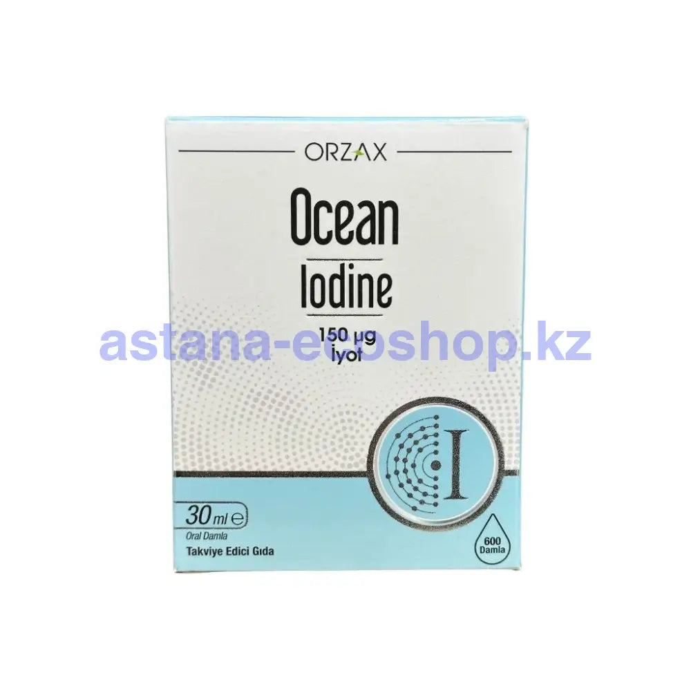 Orzax Ocean Iodine 150Mcg-Органический Йод 30Мл Витамины