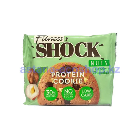 Печенье Fitnesshock Nuts Шоколад-Фундук 40Гр