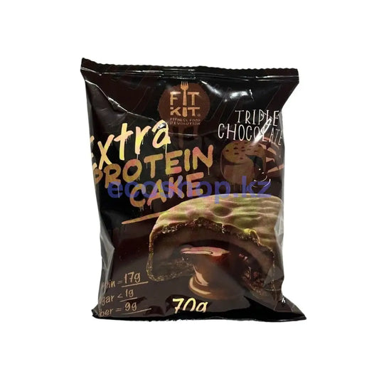 Протеиновое печенье FK Protein CAKE EXTRA 70гр (Тройной шоколад) Печенье