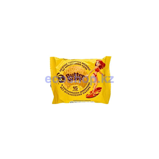 Протеиновое печенье «Топленое молоко» в карамельном шоколаде без сахара Butter Wave choco 42г Печенье