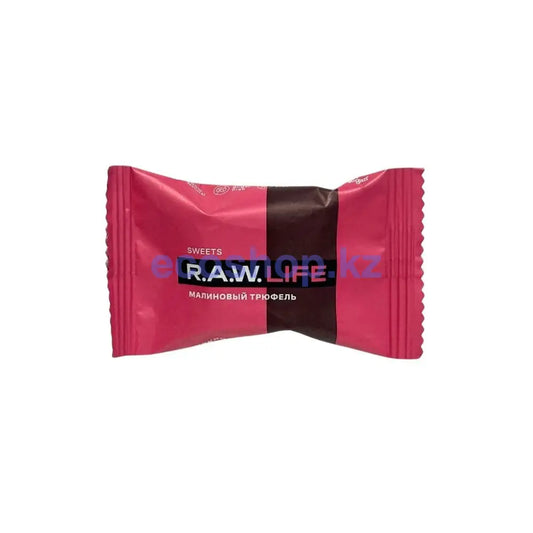 Raw life Конфеты Малиновый трюфель 18гр Конфеты