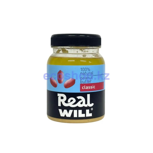 Real will Арахисовая паста классическая 330гр Арахисовая паста