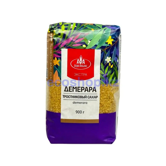 Сахар коричневый Демерара Demerara Агро-Альянс Экстра 0,9кг Сахар