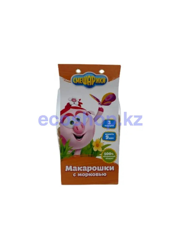 Смешарики Макарошки с морковью 250гр Макароны