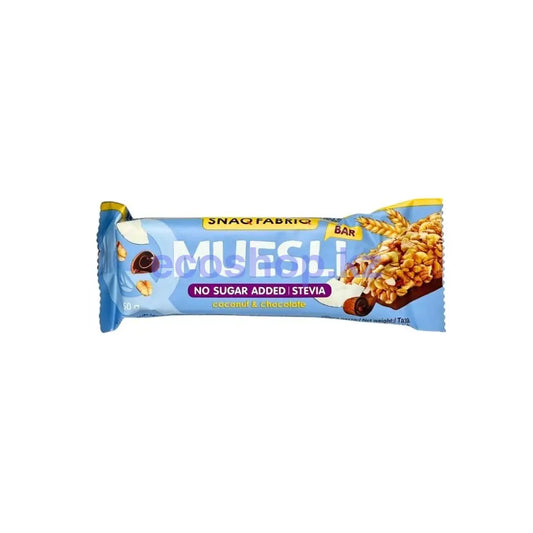 SNAQ FABRIQ Батончик мюсли с молочным шоколадом Кокос 50гр Батончик