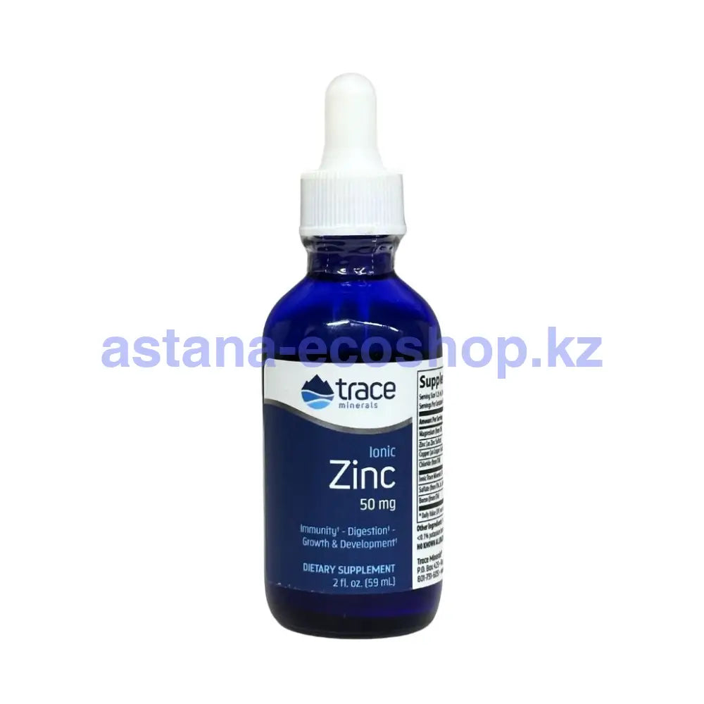 Trace Minerals Ионизированный Цинк 50Мг 59 Мл \ Ionic Zinc Витамины