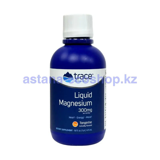 Trace Minerals Жидкий Магний Мандарин 300 Мг \ Magnesium 300Mg 473Ml Витамины