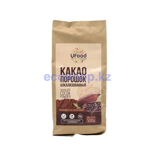 Ufood Какао порошок алкализованный 500гр Какао