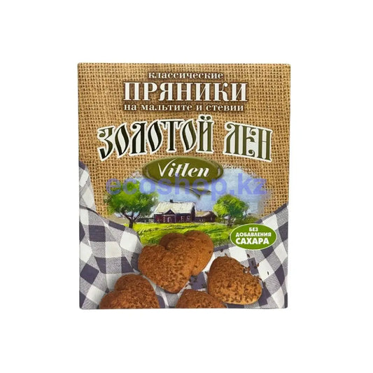 Vitlen Золотой лен Пряники классические на мальтите и стевии 200г Пряники
