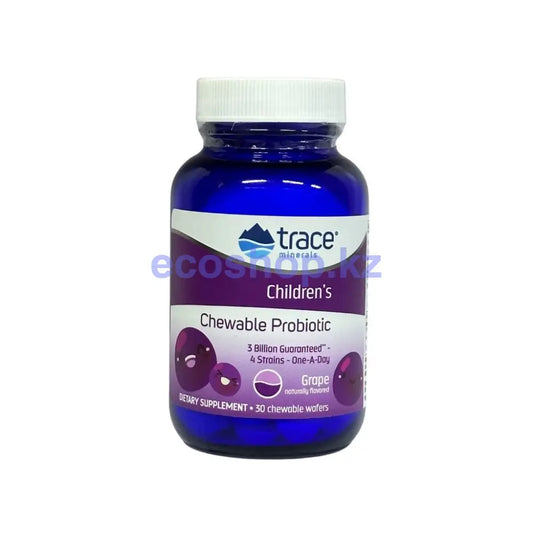 Жевательный пробиотик Trace minerals Childrens Multi Chewable Probiotic 30chewable Витамины