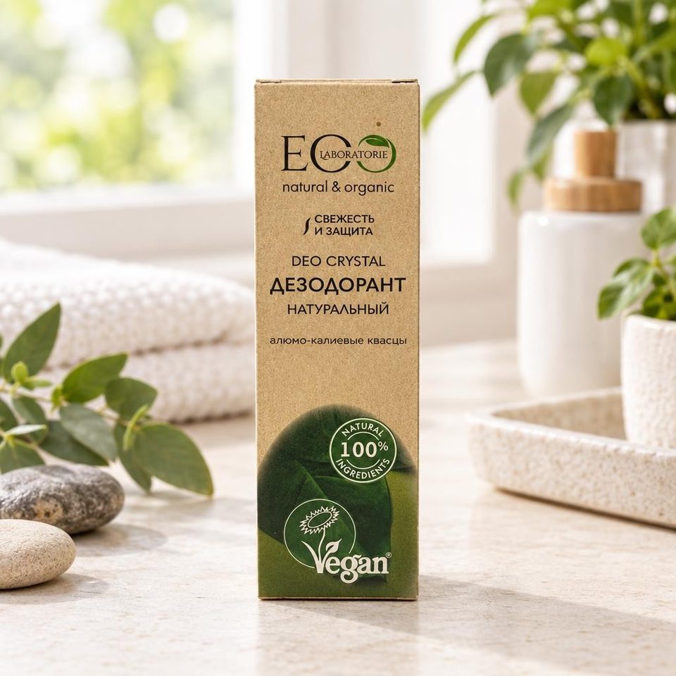 Эко лаборатория Дезодорант для тела Deo crystal Натуральный 50мл 12шт
