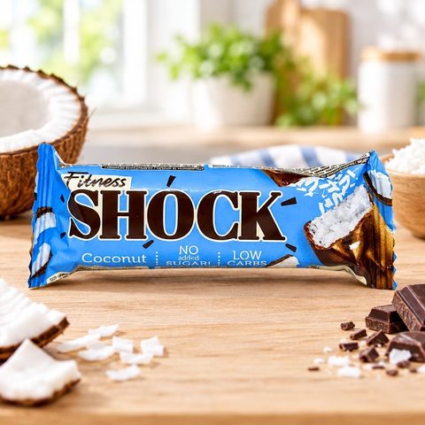 FitnesShock Батончик глаз. Кокос 50гр 12шт