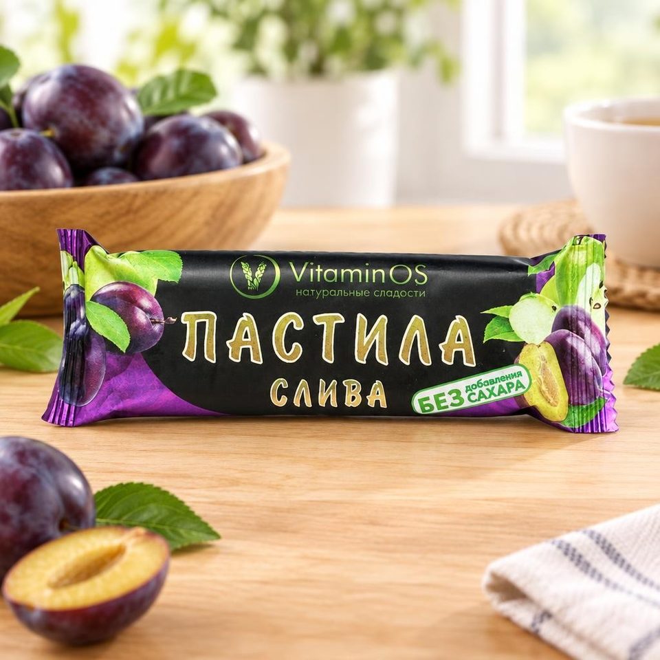 Батончик пастила Слива 24шт