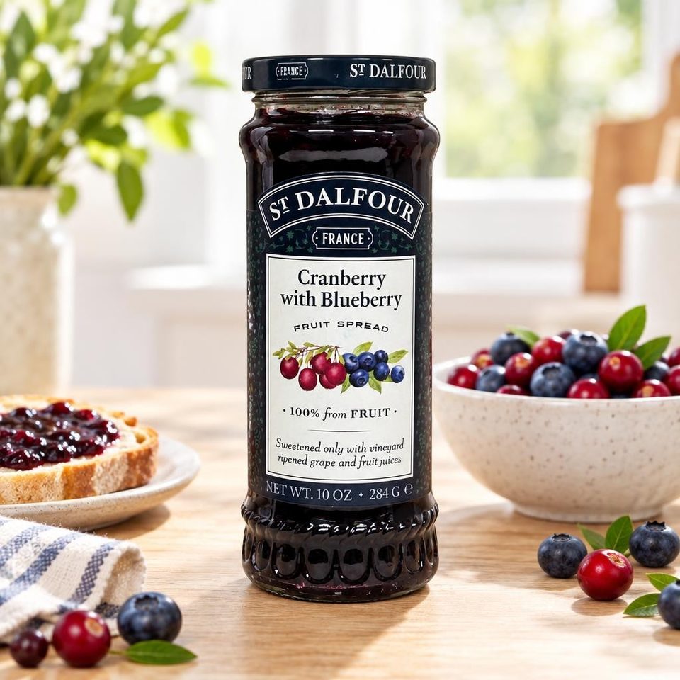 Джем клюква+черника 284гр 6шт