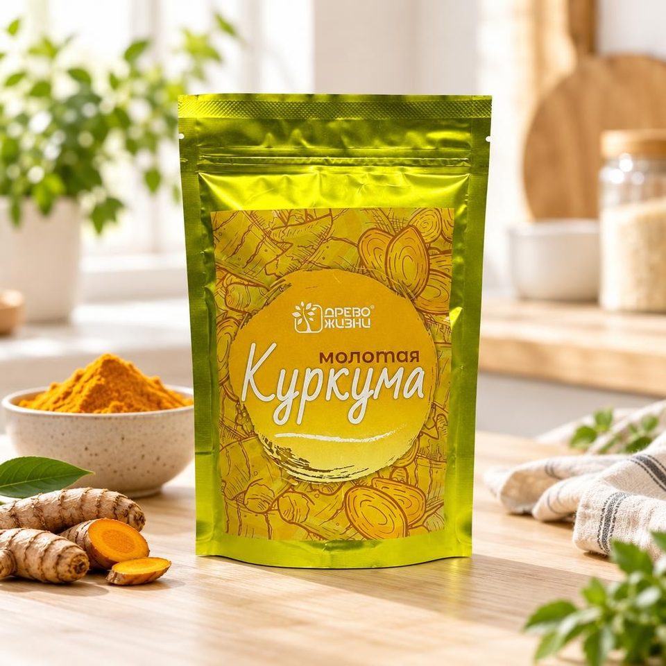 Куркума молотая 200 гр 1/18