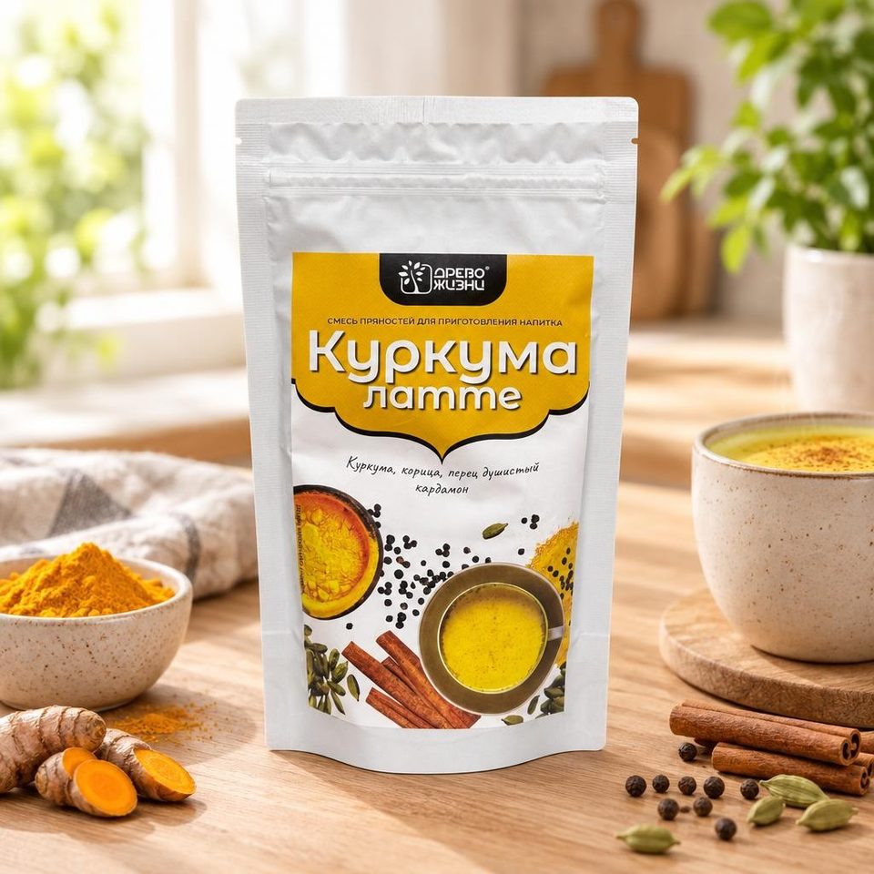 Пряности Куркума латте 100 гр 1/30