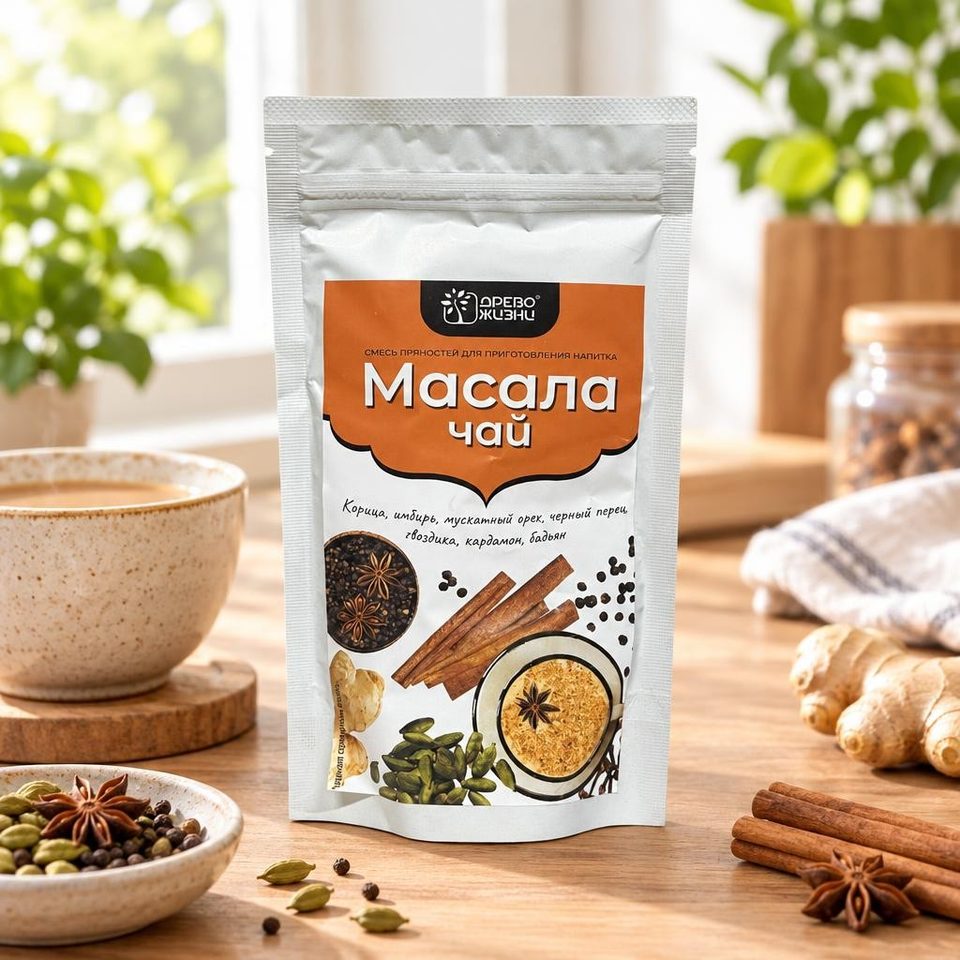 Пряности Масала чай 100 гр 1/9