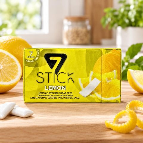 Жевательная резинка 7 STICK LEMON 14,5гр 24шт