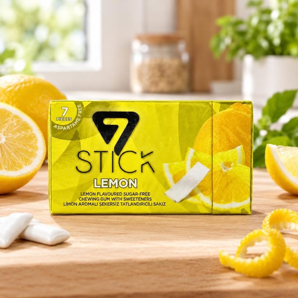 Жевательная резинка 7 STICK LEMON 14,5гр 24шт