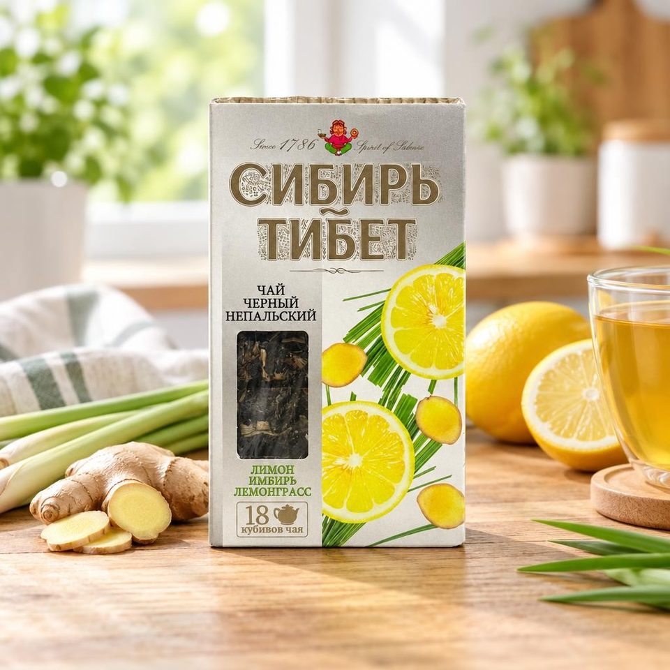 Иван да Сибирь-тибет с лемонграсс и имберем плитка 96гр 12шт